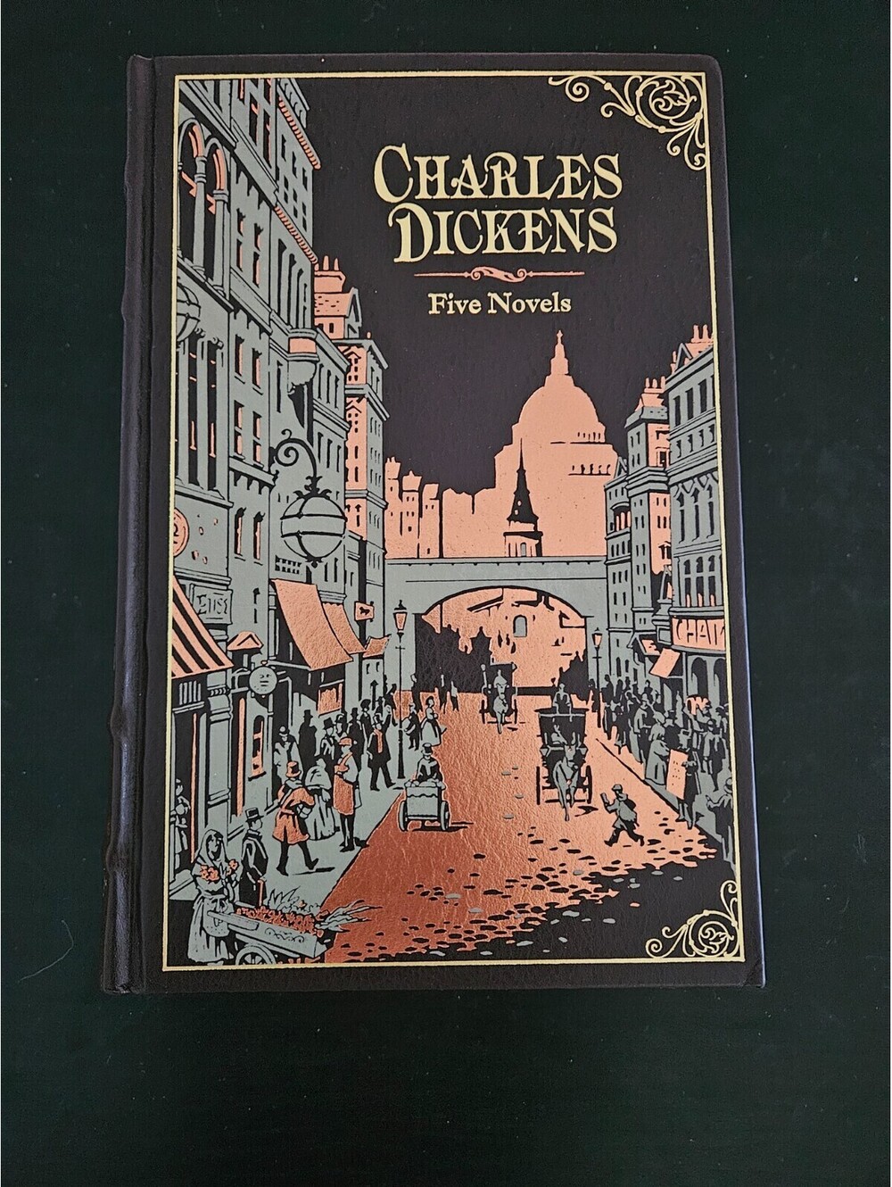 Charles Dickens: 5 Five Novels Leather Bound B & N Collectible Edition 2010